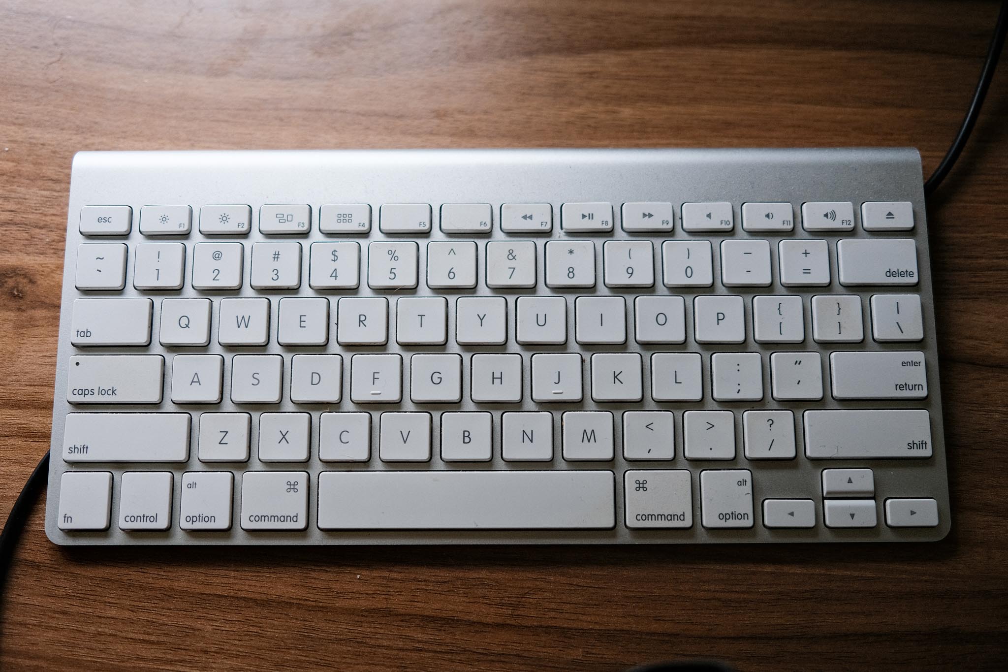 My (not entirely clean) Keyboard, Fuji X100V